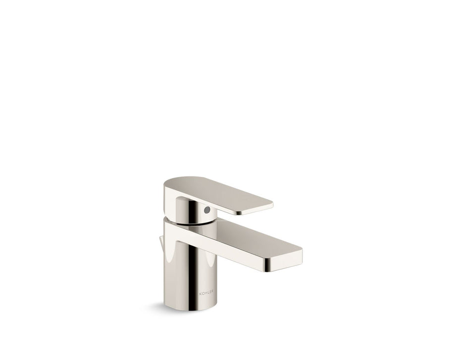 KOHLER K-24804-4N Parallel Low single-handle bathroom sink faucet, 0.5 gpm
