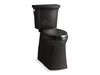 KOHLER K-33814 Corbelle Tall ContinuousClean two-piece elongated toilet with skirted trapway, 1.28 gpf