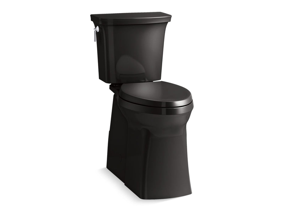 KOHLER K-33814 Corbelle Tall ContinuousClean two-piece elongated toilet with skirted trapway, 1.28 gpf