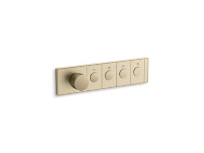 Kallista Kallista 4-Outlet Trim Push Button Mechanical