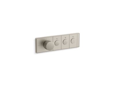 Kallista Kallista 3-Outlet Trim Push Button Mechanical