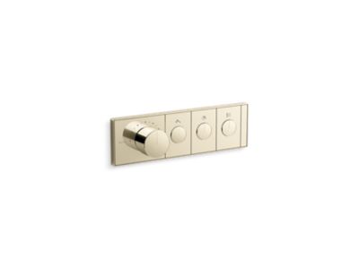 Kallista Kallista 3-Outlet Trim Push Button Mechanical