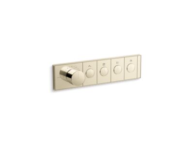 Kallista Kallista 4-Outlet Trim Push Button Mechanical