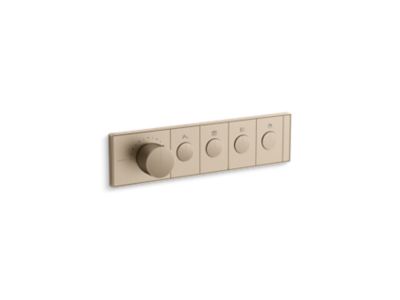 Kallista Kallista 4-Outlet Trim Push Button Mechanical