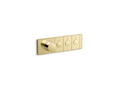 Kallista Kallista 3-Outlet Trim Push Button Mechanical