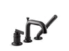 KOHLER K-35913-4 Castia by Studio McGee Deck-mount bath faucet with handshower