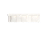 KOHLER K-81026-BSS Constellation 90" wall-mount basin lavatory system with backsplash