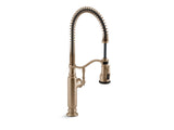 KOHLER K-77515 Tournant Semi-professional kitchen sink faucet with three-function sprayhead