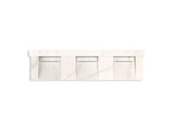 KOHLER K-81026-BSS Constellation 90" wall-mount basin lavatory system with backsplash