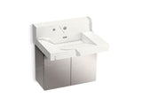 KOHLER K-81024-BSS Constellation 30" wall-mount lavatory system with backsplash