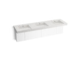 KOHLER K-81031-BPW Constellation 90" wall-mount basin lavatory system
