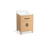 KOHLER K-40637-BD1 Kresla 24" bathroom vanity cabinet with sink and quartz top