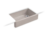 KOHLER K-6489 Whitehaven 35-3/4" undermount single-bowl farmhouse kitchen sink