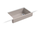 KOHLER K-6488 Whitehaven 35-1/2" undermount single-bowl farmhouse kitchen sink