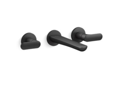 Kallista 002 Collection Wall Mount Sink Faucet, Wide Spread