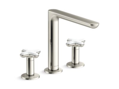 Kallista P32711-WC 002 Deck Mount Bath Faucet White Carrer