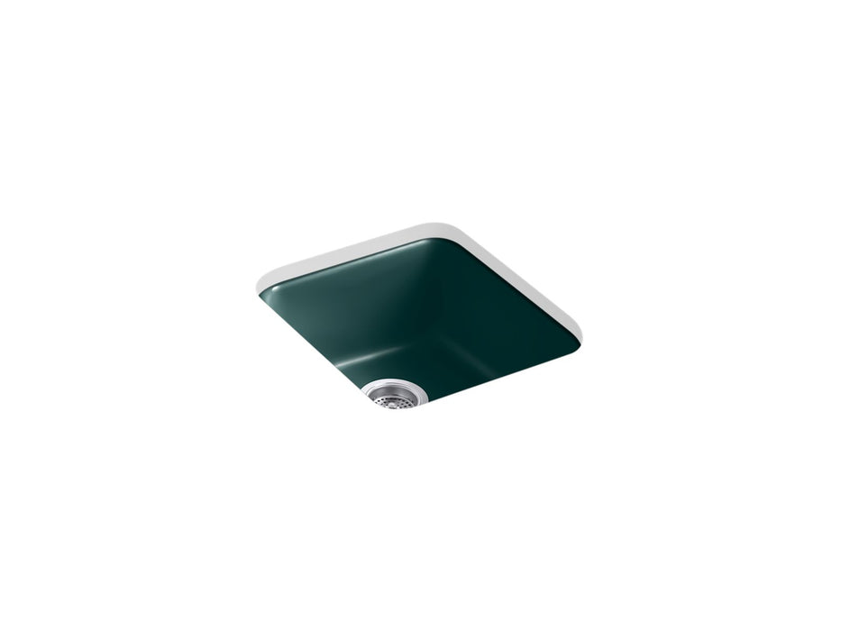 KOHLER K-6584 Iron/Tones 17" top-/undermount single-bowl bar sink