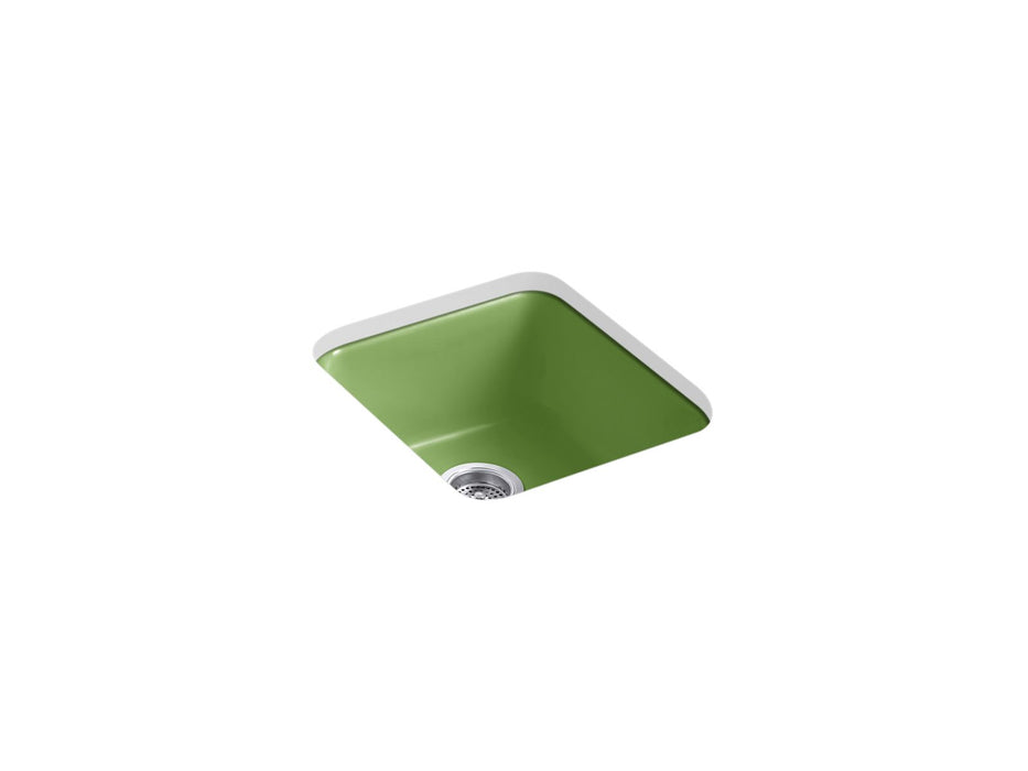 KOHLER K-6584 Iron/Tones 17" top-/undermount single-bowl bar sink
