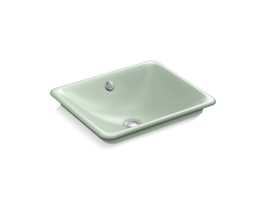 KOHLER K-5400-PAG Iron Plains 18-1/2" rectangular vessel bathroom sink