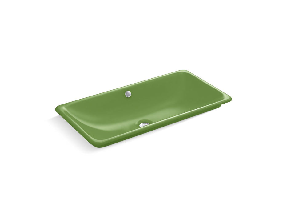 KOHLER K-20212-PFG Iron Plains 30" rectangular drop-in / undermount / vessel bathroom sink