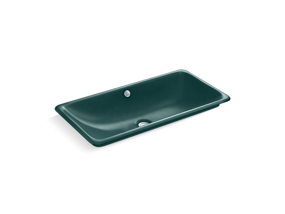 KOHLER K-20212-PAT Iron Plains 30" rectangular drop-in / undermount / vessel bathroom sink