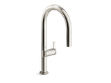 KOHLER K-28268 Components Pull-down kitchen sink faucet with two-function sprayhead