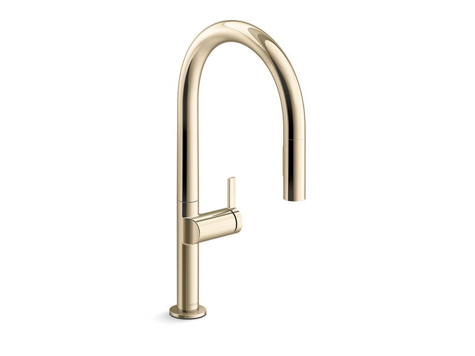KOHLER K-28270 Components Touchless pull-down kitchen sink faucet with two-function sprayhead