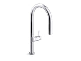 KOHLER K-28268 Components Pull-down kitchen sink faucet with two-function sprayhead