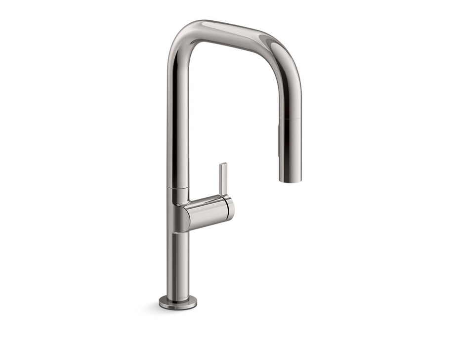 KOHLER Components Pull-down kitchen sink faucet with two-function sprayhead