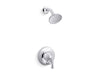 KOHLER K-T35943-4H Buckley Rite-Temp shower trim kit with push-button diverter, 1.5 gpm