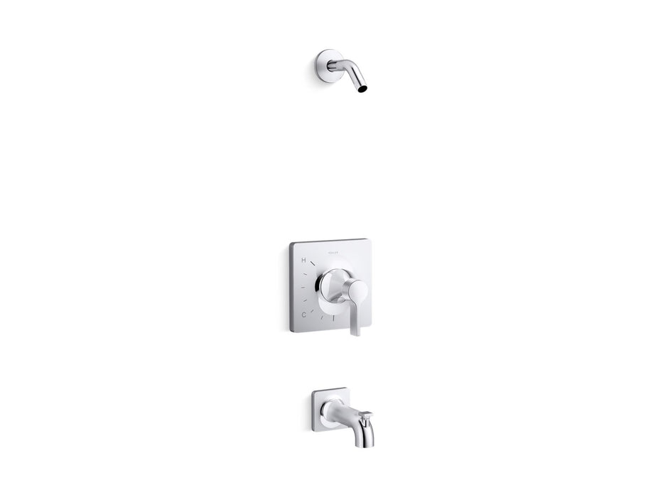 KOHLER Venza Rite-Temp bath and shower trim kit, without showerhead