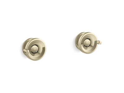 Kallista Vice Collection Wall-Mt Bath Faucet Handles Wheel