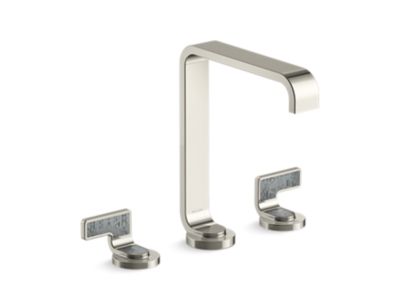 Kallista Guise Collection Widespread Faucet, Tall, Sgw