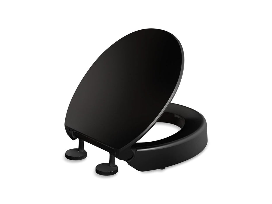KOHLER Hyten Elevated Quiet-Close™ round-front toilet seat