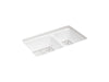 KOHLER Riverby 33" undermount double-bowl kitchen sink