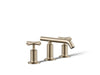 KOHLER Purist Widespread bathroom sink faucet with Cross handles, 1.2 gpm