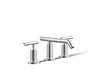 KOHLER Purist Widespread bathroom sink faucet with Lever handles, 1.2 gpm