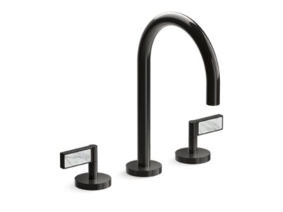 Kallista One Basin Set, Gooseneck, Lv, Wc Stone