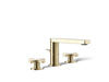 KOHLER Composed Widespread bathroom sink faucet with Cross handles, 1.2 gpm