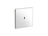 KOHLER K-91TB10L50-0WH Mach Flex Glass faceplate for concealed touchless toilet flushometer, 1.1 gpf