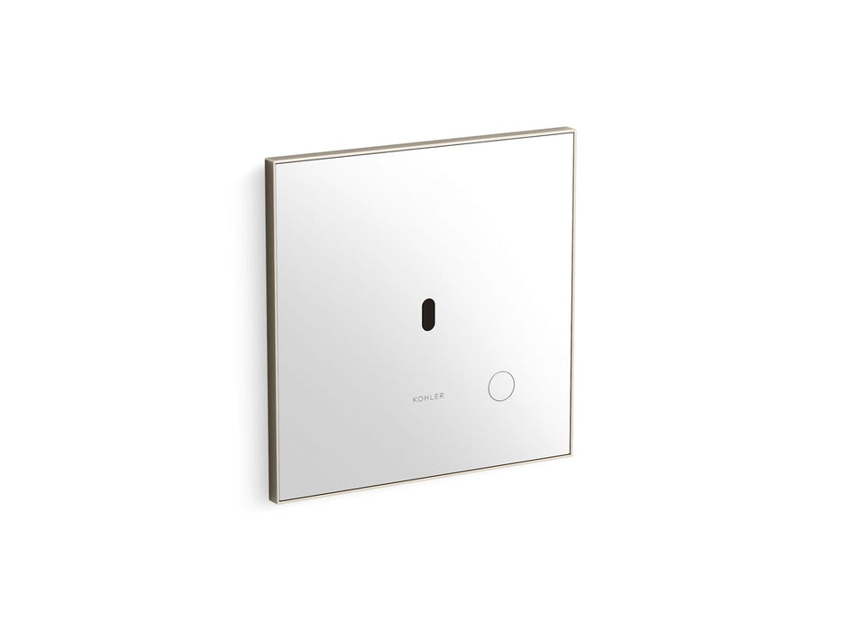 KOHLER K-91TB10N50-0WH Mach Flex Glass faceplate for concealed touchless toilet flushometer, 1.28 gpf