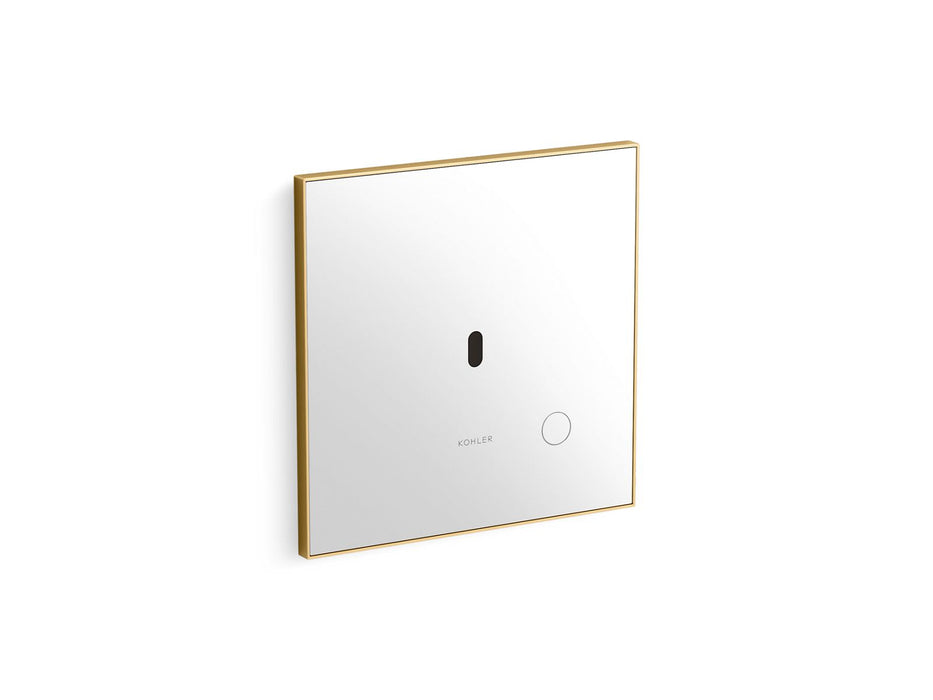 KOHLER K-61TB10S50-0WH Mach Flex Glass faceplate for concealed touchless toilet flushometer, dual-flush (1.1 / 1.28 gpf)