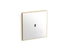 KOHLER K-91UB10D40-0WH Mach Flex Glass faceplate for concealed touchless urinal flushometer, 0.125 gpf