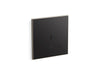 KOHLER K-91UB10D40-7BK Mach Flex Glass faceplate for concealed touchless urinal flushometer, 0.125 gpf