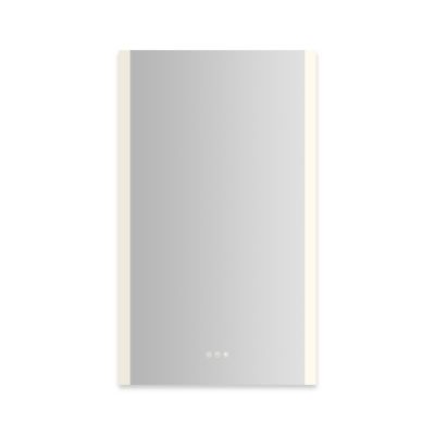 Robern AiO Reserve Cabinet, 24" x 40" x 4", Edge Lit, TUN Lighting, Warm White (2700K) to Cool White (5600K), Dimmable, Interior Lighting, Electrical Outlets, USB Charging Ports, Right Hinge