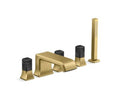 Brushed Moderne Brass