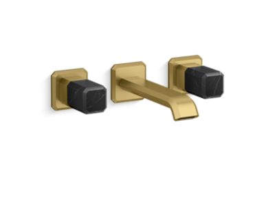 Kallista Bezel Wall Mount Wide Spread Nm Stone