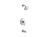 KOHLER Elate Rite-Temp bath and shower trim kit, 1.5 gpm