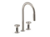 KOHLER K-28677-9RT2 Billet Touchless pull-down kitchen sink faucet with two-function sprayhead