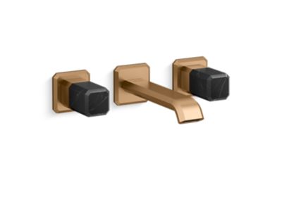 Kallista Bezel Wall Mount Wide Spread Nm Stone